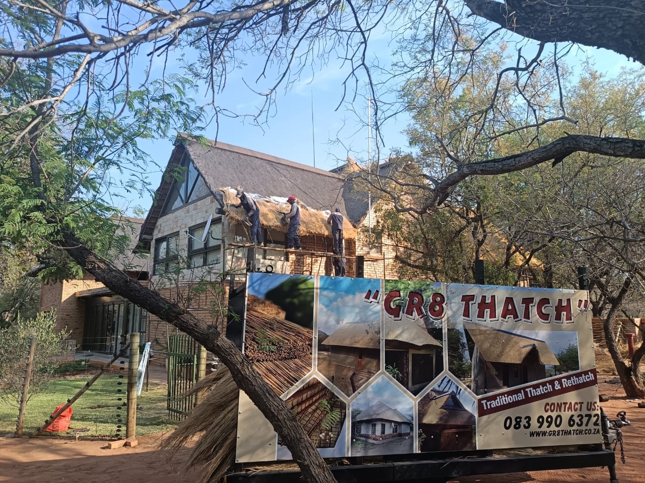 GR8 Thatch roofing project 39