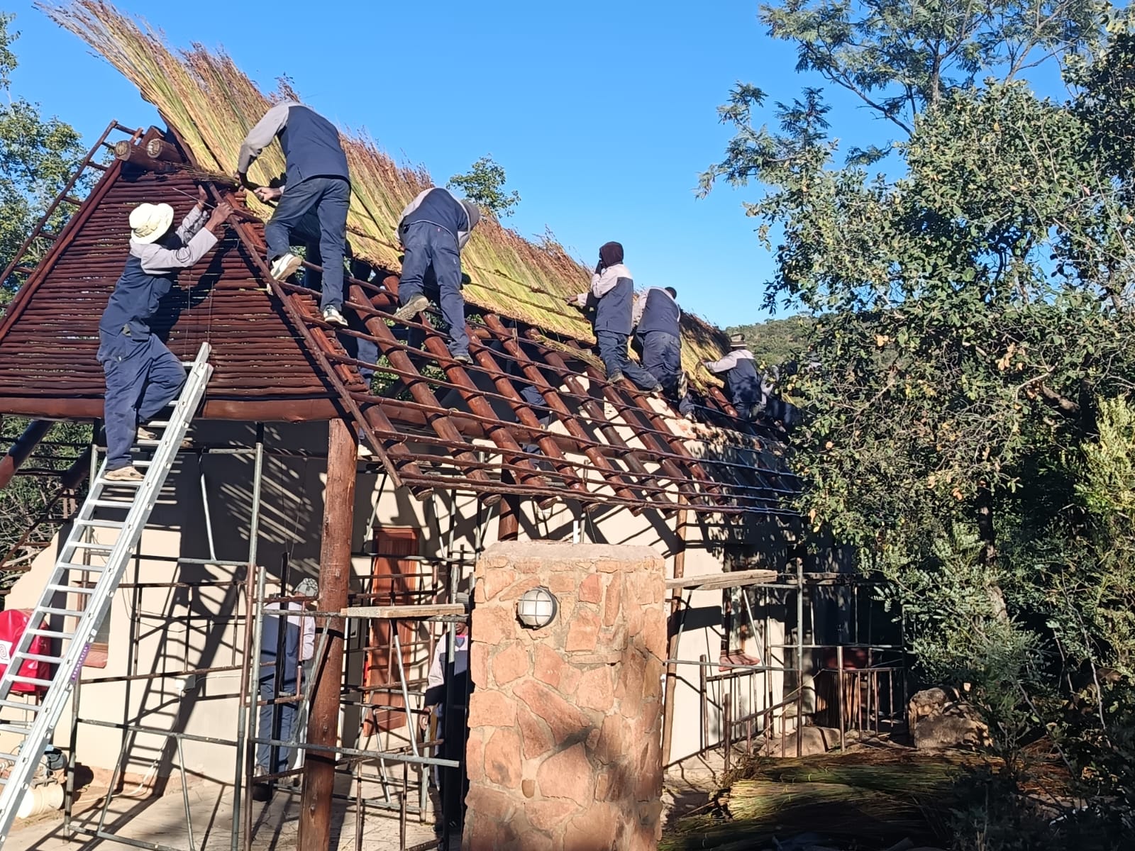 GR8 Thatch roofing project 21